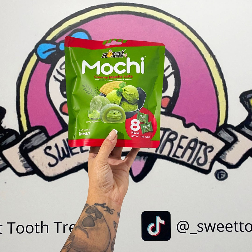 Royal Family Creamy Matcha Latte Mochi 120g - Taiwan