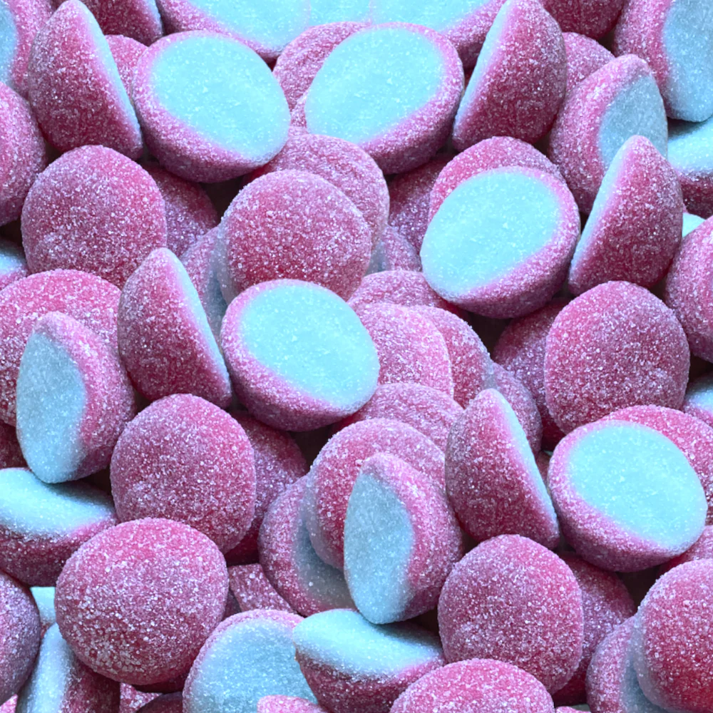 Jelly Filled Sour Blue Raspberry Bombs - Sweden