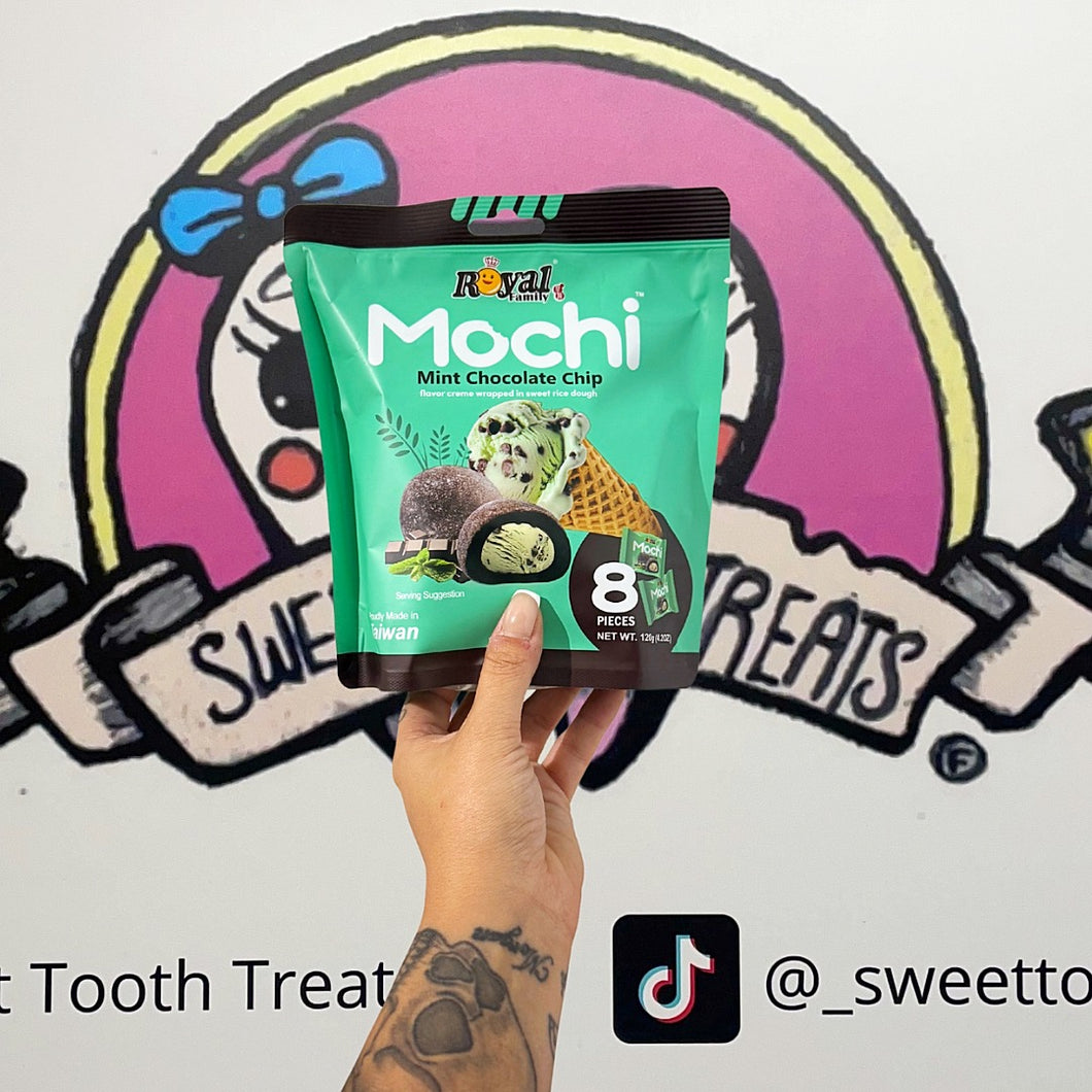 Royal Family Mint Chocolate Chip Mochi 120g - Taiwan