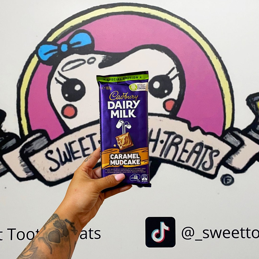 Dairy Milk Caramel Mudcake Bar 167g - Australia