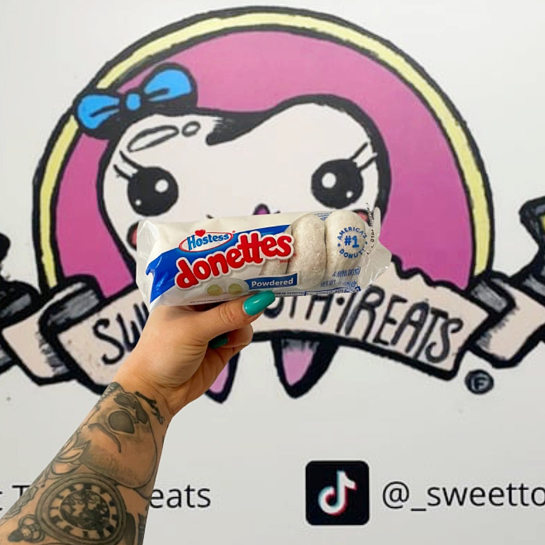 Hostess Powdered Sugar Mini Donettes - USA