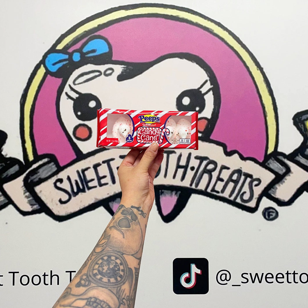 Peeps Candy Cane Marshmallow Chicks 5 Pack - USA