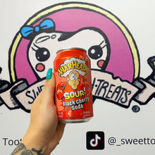 Load image into Gallery viewer, Warheads Sour Black Cherry Soda - USA Import

